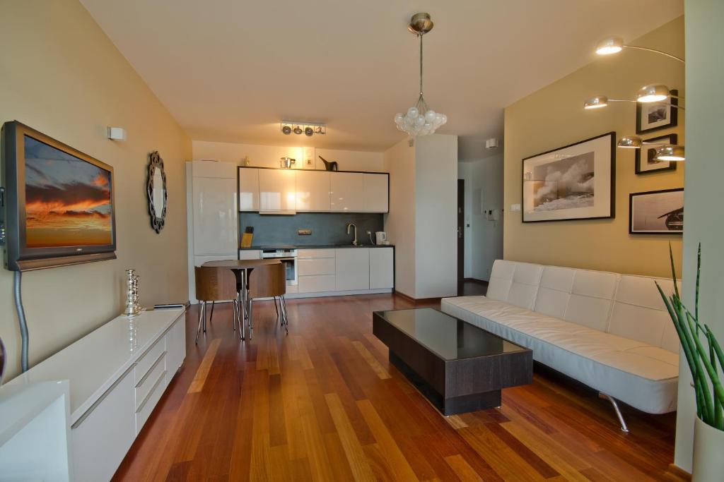 Apartamento Sea Towers Gdynia Habitación foto