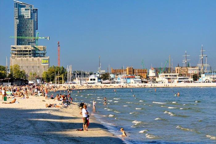 Apartamento Sea Towers Gdynia Exterior foto